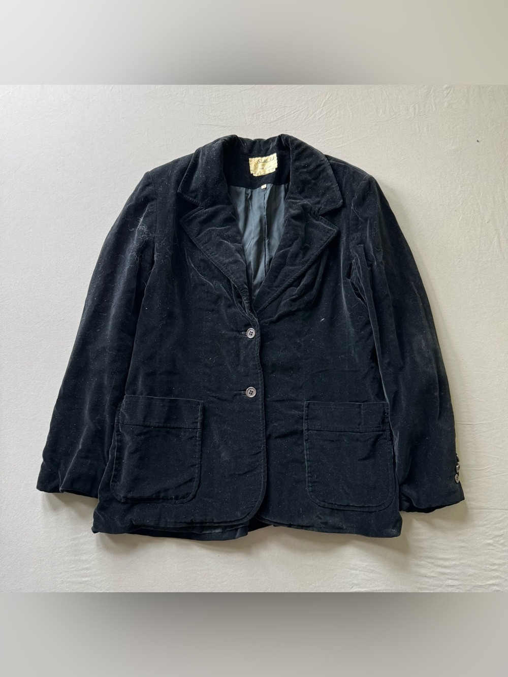 Vintage 70s SwallowFish Velvet Blazer